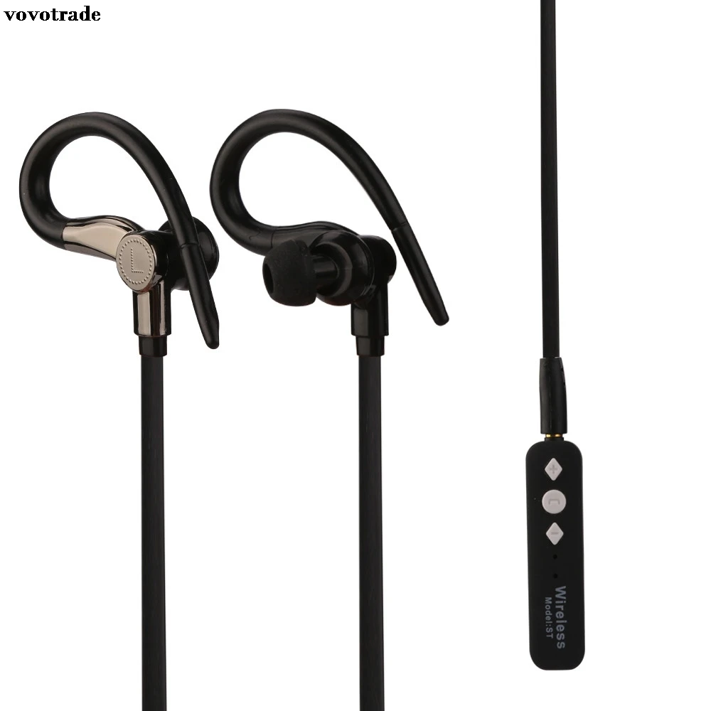 Toopoot Беспроводной Bluetooth гарнитура стерео наушники спортивные для android mp3 iphone|earphone