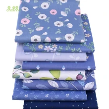 Chainho, новая Цветочная серия, саржевая хлопковая ткань с принтом, Лоскутная Ткань для шитья и стеганого шитья, материал для малышей и детей, 50x160 см