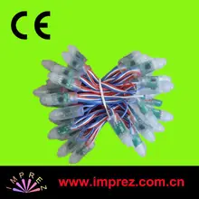 Промо-Акция! 12 мм WS2801 полноцветный светодиодный пиксельный модульный, IP66; вход DC5V; 50 шт. нитке