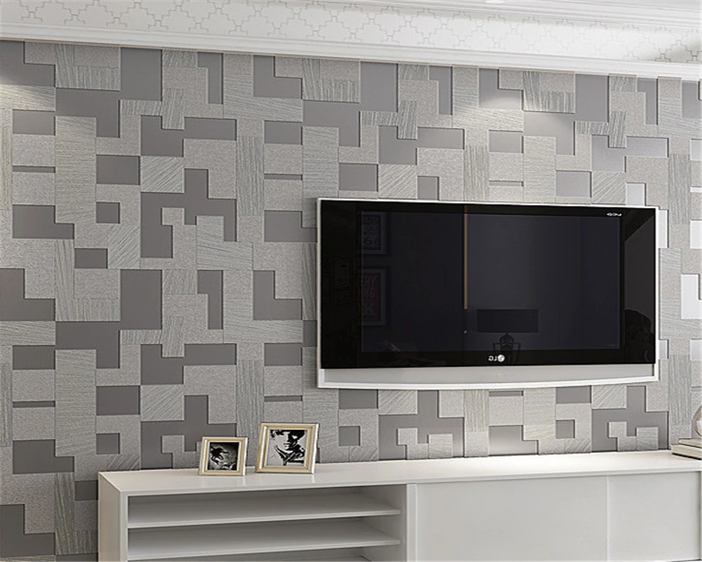 wallpaper for walls 3 d Modern Mosaic Reliefs Wallpaper Bedroom Living Room TV Background 3d Wallpaper papel de parede Beibehang