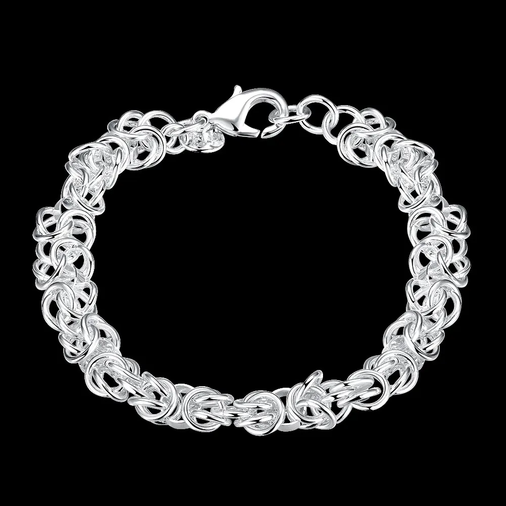 Браслет с серебряным покрытием H073|buckle bracelet|bracelet brandbrand bracelet |