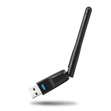 

1 Pcs WiFi Wireless Antenna Coverage 150M Mobile Computer WiFi Signal Transmitter Receiver Dongle USB Interface High Sensitivity