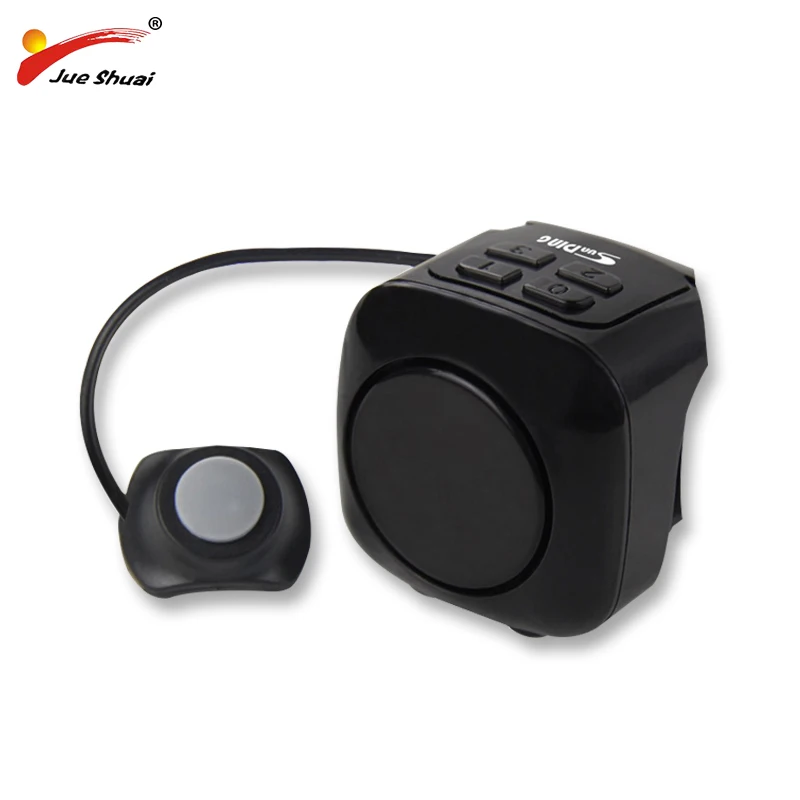 

JS Bicycle Anti-theft Alarm Aloud Cycling Bike Vibration Lock Security Loudspeaker Wireless for Motorcycle Electric Bike Scooter