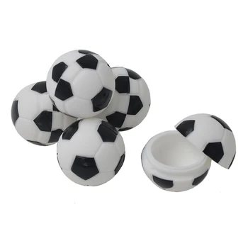 

5pcs 6ml Football Bho Dab wax Jar Silicone Wax Container Dabber Wax Storage Slick butane Oil Concentrate