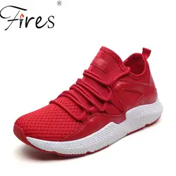 Fires/мужская повседневная обувь высокого качества, весенние модные брендовые мягкие дышащие кроссовки на шнуровке, Мужская Уличная обувь