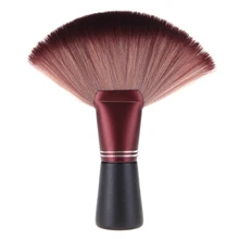 Hairdresser Cutting Hair Neck Duster Cleaning Brush Comb Black handle Remove Hair Pro Salon Barber Hairdressing