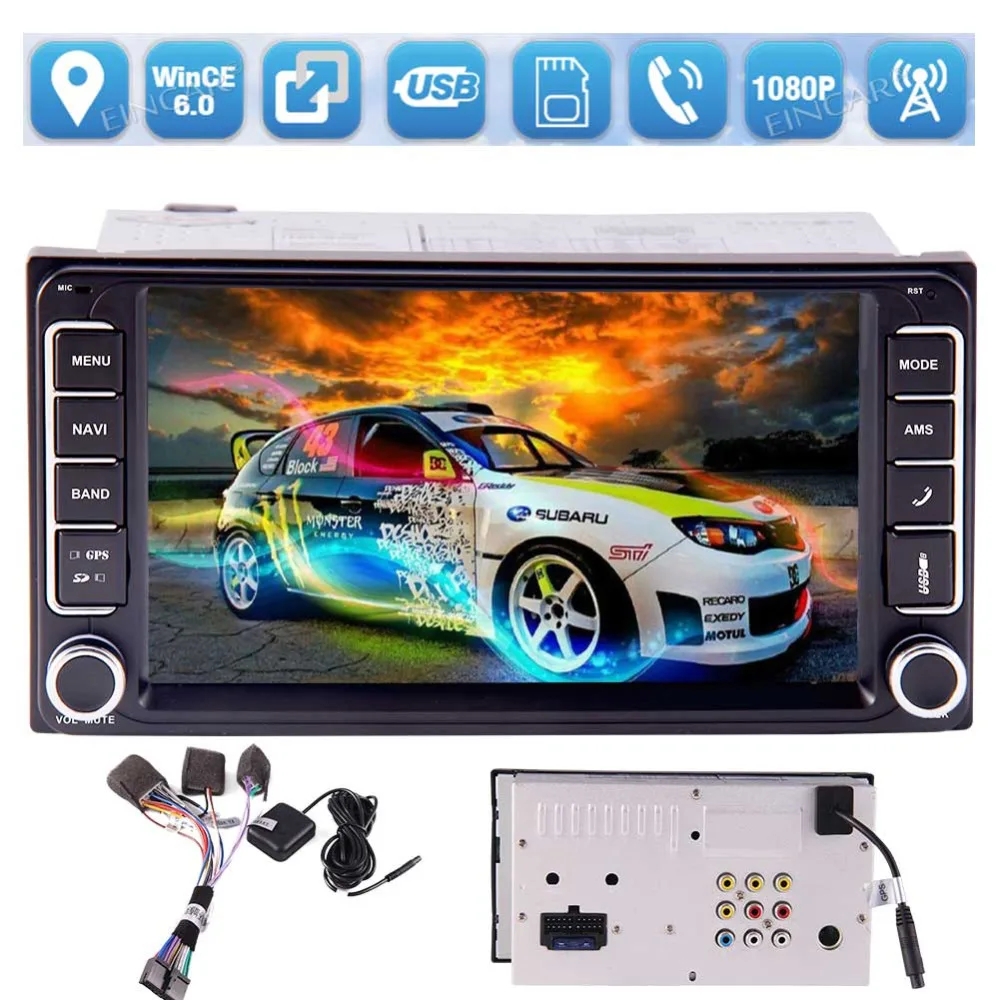 buy Eincar Car Stereo Car Radio Car Audio Head Unit MP5 Player For for toyota In Dash GPS Navigation AM FM Touch Screen Bluetooth +