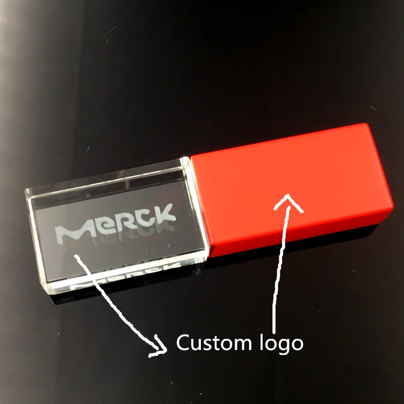Китайский бренд новинка модель высокого качества красный крышкой crystal usb 2.0