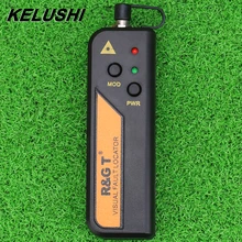 Localizador visual da falha de kelushi 1/10/20/30mw para o mini verificador vermelho ftth da fibra ótica do laser do conector de 2.5mm 1-30km