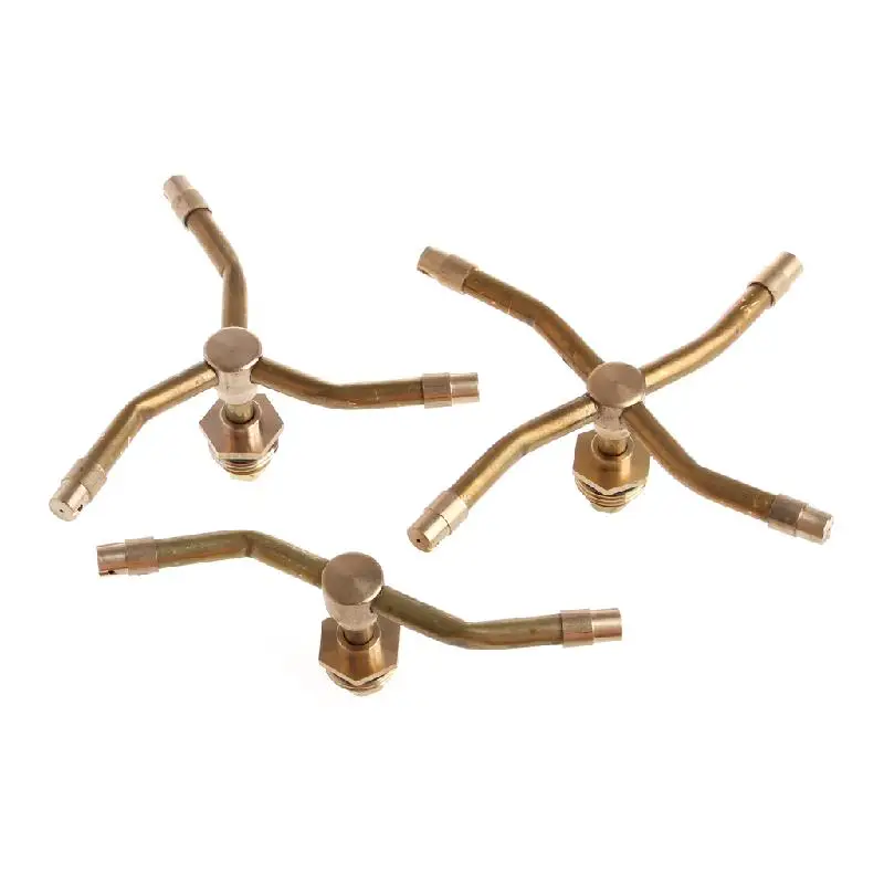 

Garden 1/2" Male Thread Sprinkler Head Rotary Sprayer Brass Lawn Watering Irrigation Fountain