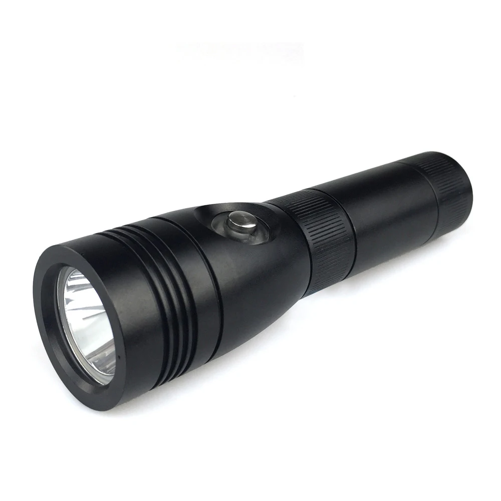 Diving Photography Flashlight Underwater 100m Super Waterproof Lighting Torch Aluminum Alloy LED Lamp 900 LM Burst Laser Pointer