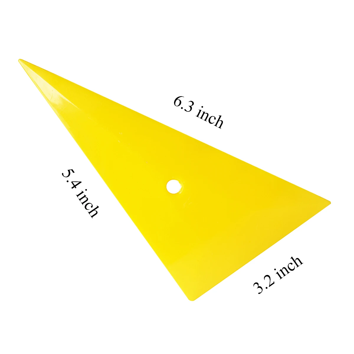 6 шт. оконный Оттенок пленка установка Ракель Желтый треугольник Go угловой скребок для виниловые обертки и наклейки аппликатор для плёнки 6A05