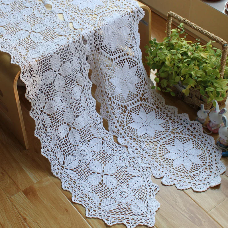 

lace tablecloth table FLAG embroidered table cloth table cloth towel towel cabinet cover towels hollow TV cabinet cloth