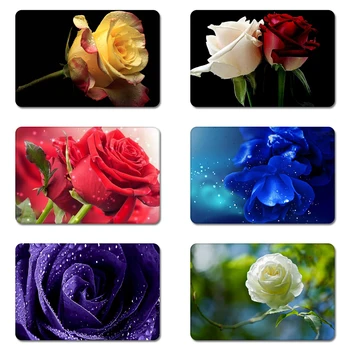 

Beautiful Roses Flowers Anime Cool Designs Nature Rubber Table Mouse Pad Laptop Computer Enclosure Mousepad Mat