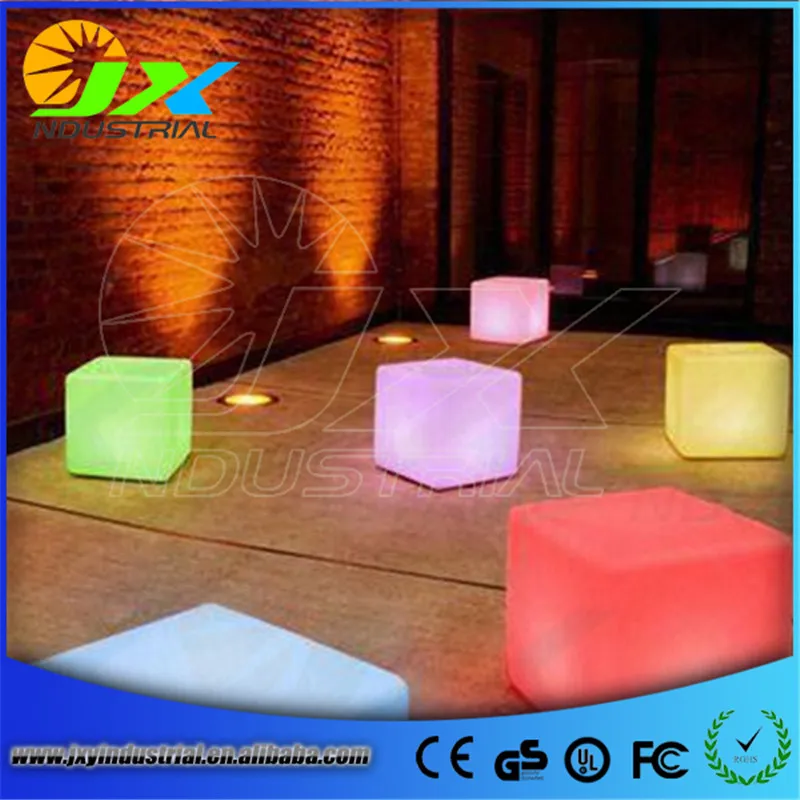 

D30cm Multi-function Fashion LED Square Cube Remote Control Outdoor party decorative LED cube/LED chair/LED bar table