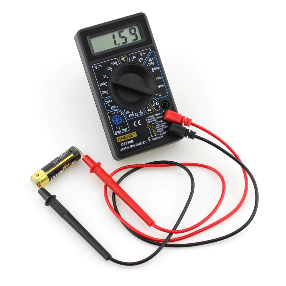 ANENG DT830B ЖК дисплей Цифровой мультиметр DT 830B Электрический вольтметр Амперметр ом