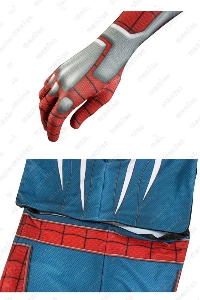 Костюм Человека-паука Marvel для PS4, карнавальный костюм для взрослых, Костюм Супергероя человека-паука на Хэллоуин с подошвой для обуви