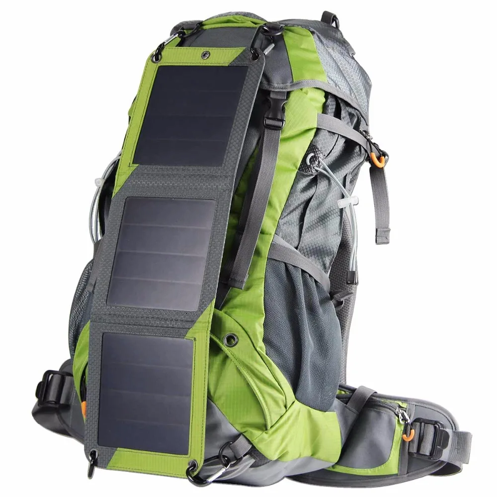 

Hiking Solar Tactical Backpack Outdoor Mountaineering bags 10W Solar Panel For Powerbank Camera Camping Travel Knapsack
