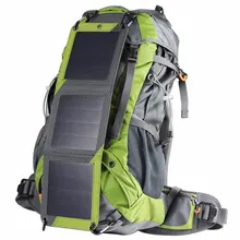 Новый! Солнечной пешие прогулки рюкзак Открытый Альпинизм мешки 10Вт съемной панели солнечных батарей для зарядное устройство Кемпинг рюкзак
