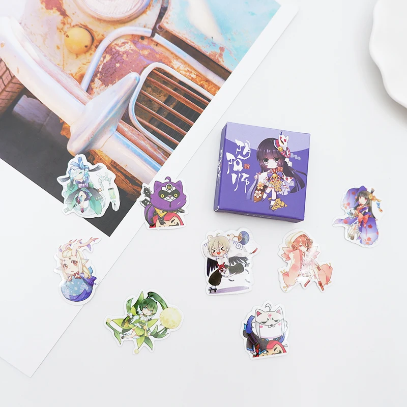 

40 pcs/lot Cartoon characters Mini Sticker Decoration DIY Diary Planner Scrapbooking Stickers kawaii label stickers Stationery