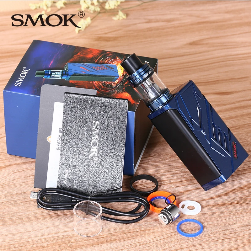 

SMOK T Priv Kit 220w Vaporizer Mod e-cig 18650 battery TFV8 Big Baby Tank Electronic Cigarette vs SMOK Alien AL85 ecigarette