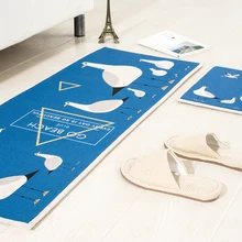 WINLIFE свежий стиль Коврики для дома мультфильм входной коврик прикроватные коврики Нескользящие Коврики для спальни/кухни/Ванная комната для детей коврики