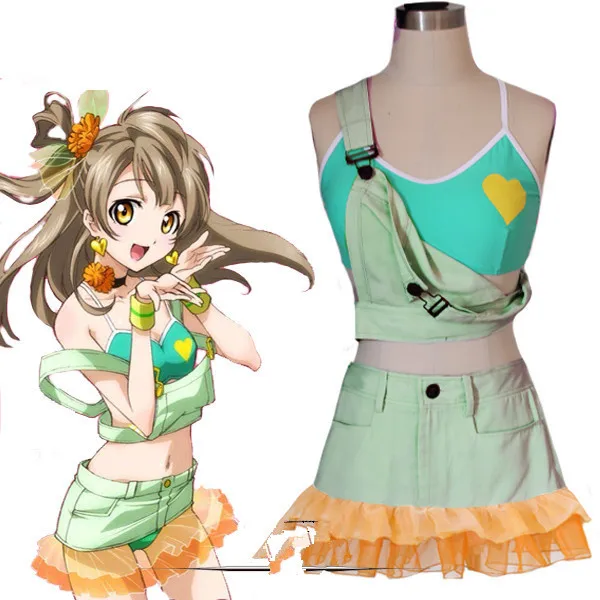 Костюм для косплея Love Live Kotori Minami одежда плавания на Хэллоуин горничной школьная