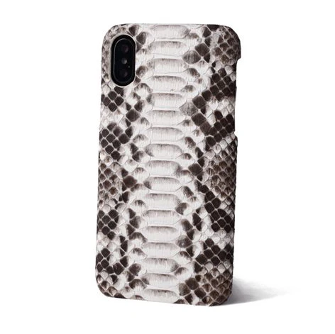 coque iphone xr peau de serpent