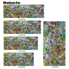 Babaite Adventure Time Speed Gaming Edition Mouse Pad 900 * 300mm XL Edge of Locking Mouse Pad for Laptop