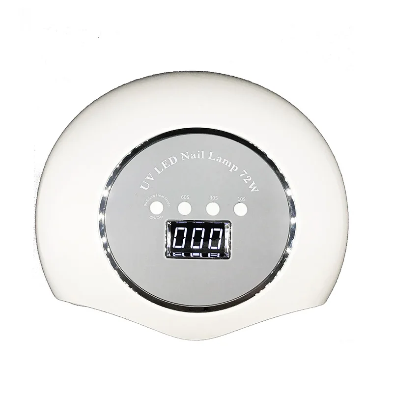  72W Highest Power Nail Lamp Double Light Source Largest Space LED/UV Nail Dryer Light Gel Polish Cu - 32863484106