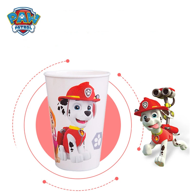 

Paw Patrol Figure Toy Marshall Skye Chase Cartoon Drink Wash Cups Water Cups for Children Kids Learning Drinking Cup Hot Toys