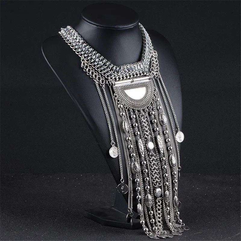 Длинное ожерелье с подвеской в виде капель воды для женщин новинка Bijoux длинное