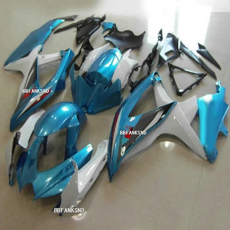 Корпус для SUZUKI GSXR белый и синий обтекатель 750 GSX-R750 K8 600 08 10 GSXR750 09 GSX-R600 GSXR600 2008 2009 2010 |