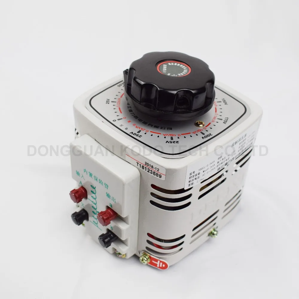 TDGC2 0.2kVA 0.2kW 200w вход 220V однофазный переменный регулятор напряжения Выходной
