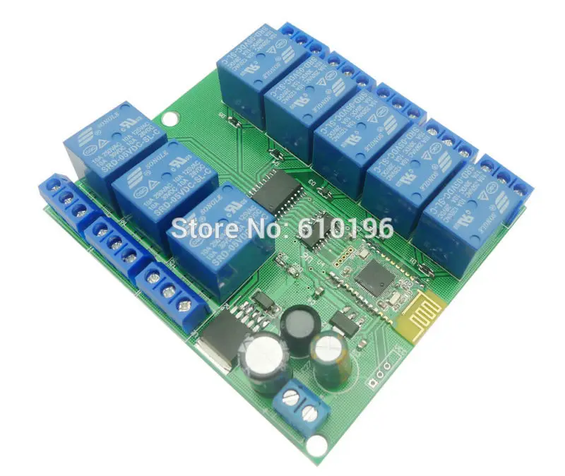 

Bluetooth Relay Module 8 Channel 4.0 BLE for Apple Android Phone IOT