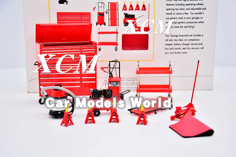

Model Scale Miniatures Garage Essentials Kit 1:18 (Red) + SMALL GIFT!!!