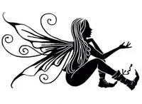 

Fairy stamp Clear Stamp for Scrapbooking Transparent Silicone Rubber DIY Photo Album Decor A62