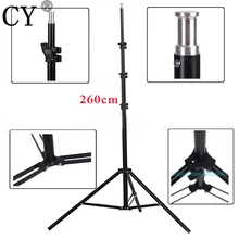 CY High Quality 260cm Photo Video Light Stands Photography Studio Light Stand Tripod Photo Studio Accessories Hot Selling