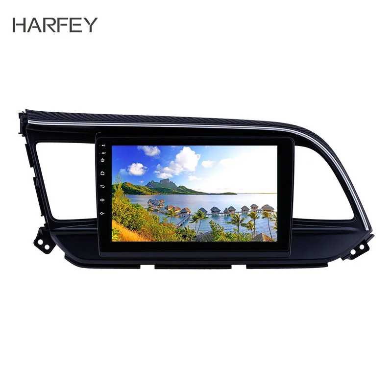 Excellent Harfey Android 8.1 Touchscreen GPS Navigation 9 inch car Radio for Hyundai Elantra 2019 with USB WIFI AUX support Carplay SWC 0