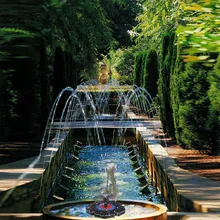 Птица ванная фонтан бабочка в форме розы садовый разбрызгиватель бассейн Сад Декор солнечный насос фонтан воды плавающий пруд