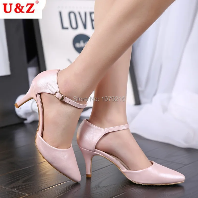 2016 Womens Nappa Leather Pointy Toe 70Mm Thin Heels -9644