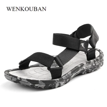 

Men Sandals Summer Beach Shoe Male Camouflage Water Slippers Fashion Sport Flat Flip Flops Outdoor Gladiator sandalia masculina