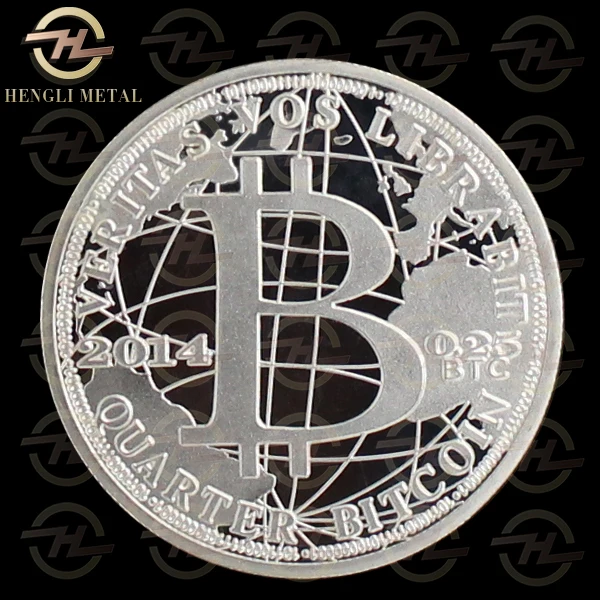 Сувенирная памятная монета dogecoin 1 унция Посеребренная МОНЕТА 999 пробы 25
