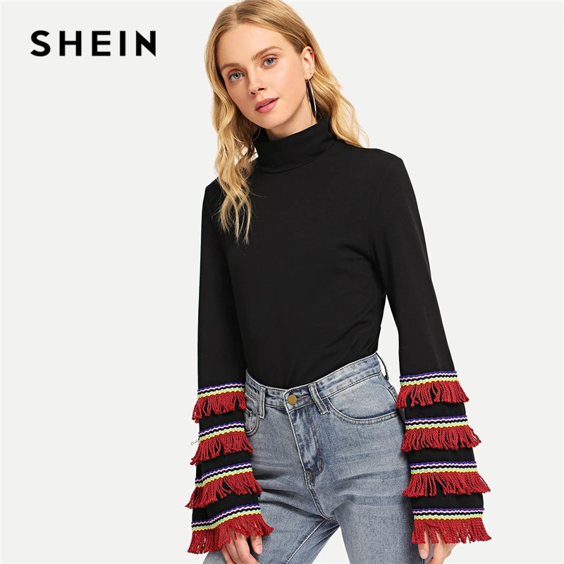 Download Aliexpress.com : Buy SHEIN Black Office Lady Elegant ...