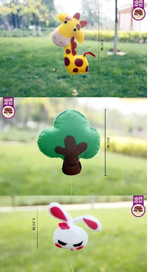 Cartoon cute curtain Fabric Felt kit Non-woven cloth Craft DIY Sewing set Felt Handwork Material DIY needlework supplies