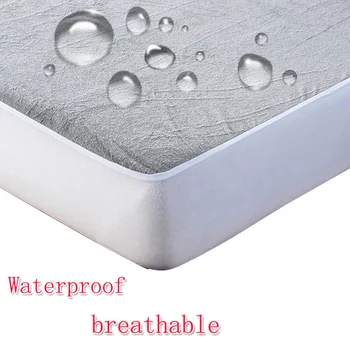 

Waterproof Mattress Protector Cotton Fitted Mattress Pads Anti-dust Mite Hypoallergenic Mattress Covers Protector Cover