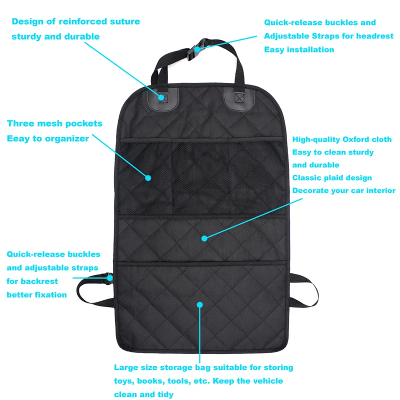 Органайзер на спинку сиденья автомобиля сумка для хранения защитный чехол