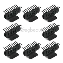 Французские модные Когти для волос средние трубчатые грабли зажимы для волос с шипами и закругленными зубами, сильные удерживающие зажимы для челюсти