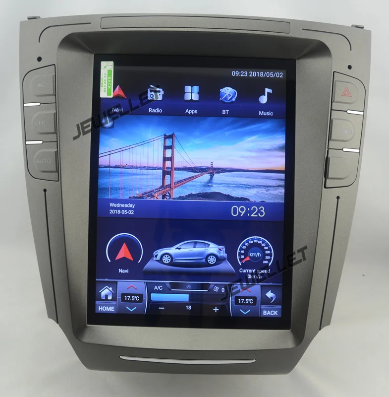 

10.4" tesla style android 8.1 Octa core Car GPS radio video Navigation for Lexus IS IS200 IS220 IS250 IS300 IS350