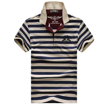 Hohe qualität marke männer poloshirt neue sommer casual striped baumwolle herren polo polo polo ralp männer camisa